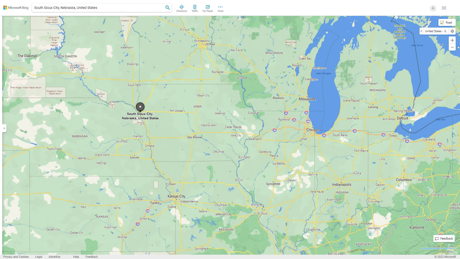 South Sioux City Map Nebraska